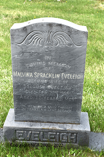 Solomon & Malvina Spracklin Eveleigh