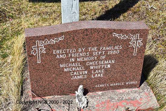 Michael Cheeseman, Michael Whffin, Calvin Lake & James Lake