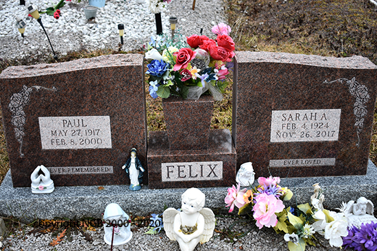 Paul & Sarah A. Felix