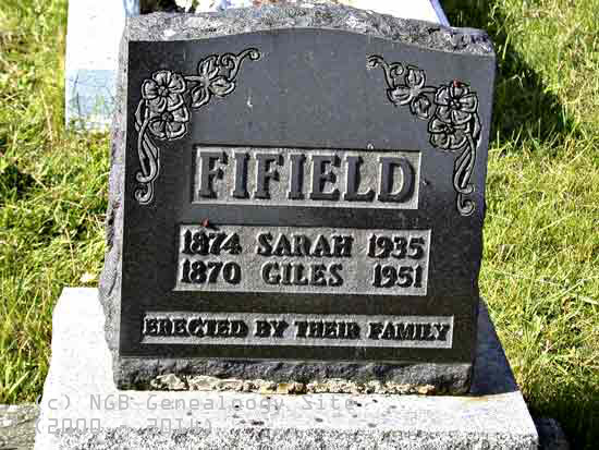 Sarah and Giles FIFIELD