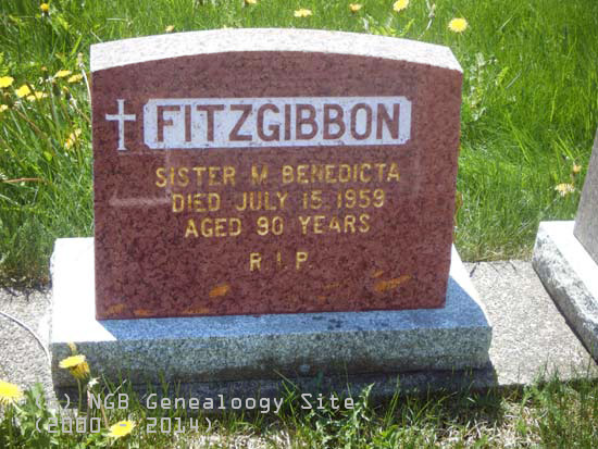 Sr. M. Benedicta Fitzgibbon