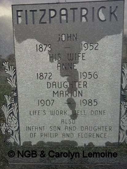John, Anne, Marion, Philip & Florence Fitzpatrick
