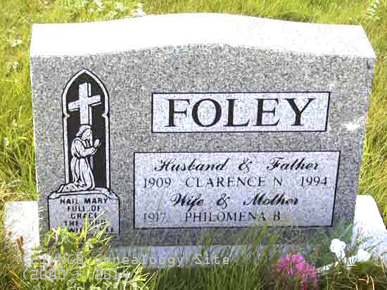 Clarence N. and Philomena B. FOLEY