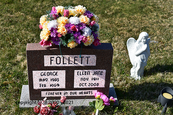 George & Ellen Jane Follett