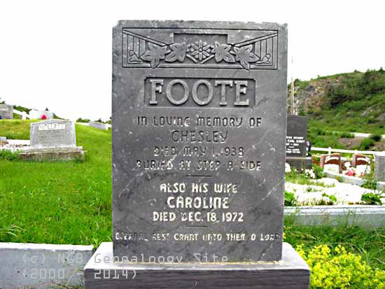 Chesley and Caroline Foote