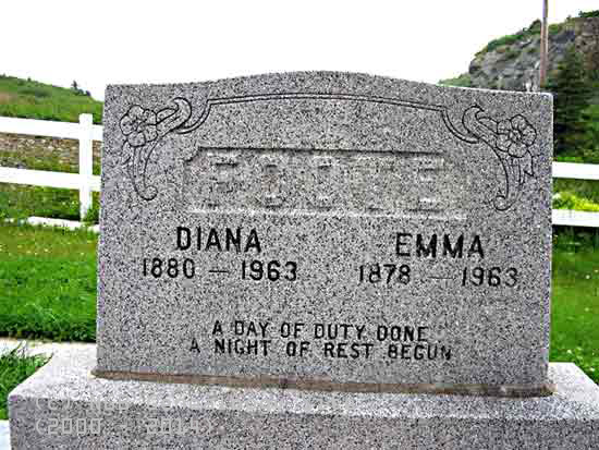 Diana and Emma Foote