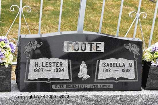 H. Lester & Isabella M. Foote