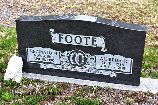 Reginald H. & Alfreda P. Foote