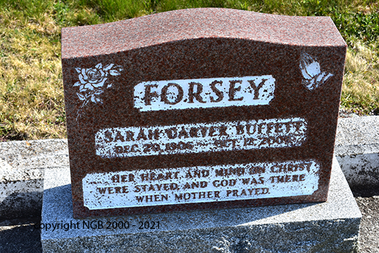 Sarah Carter Buffett Forsey