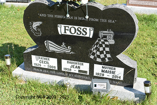 Cecil, Jean Foss & Melvina Burton