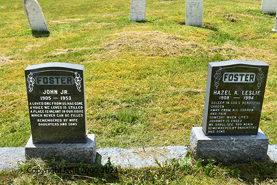 John Jr. & Hazel A. Leslie Foster