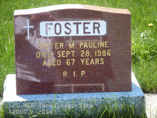 Sr. M. Pauline Foster