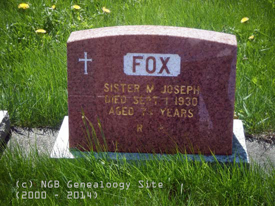 Sr. M. Joseph Fox