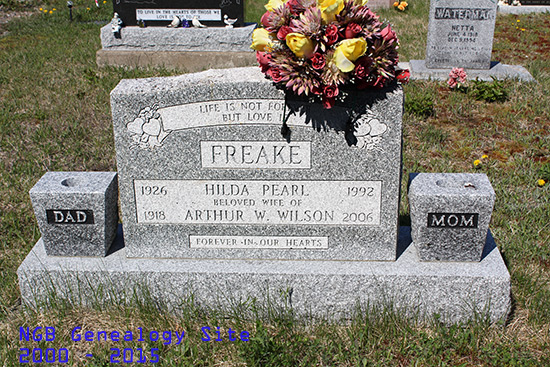 Hilda Pearl & Arthur W. Freake