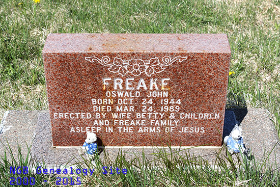 Oswald John Freake