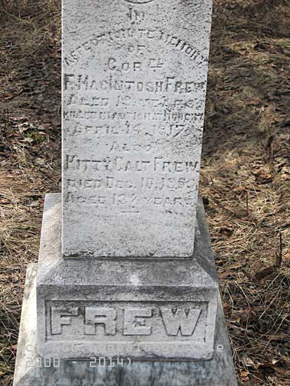  F. MacIntosh and Kitty Frew