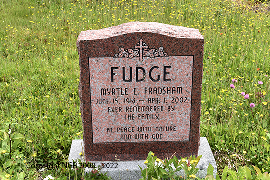 Myrtle E. Fradsham Fudge
