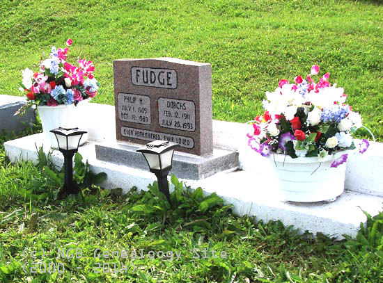 PHILIP & DORCAS FUDGE