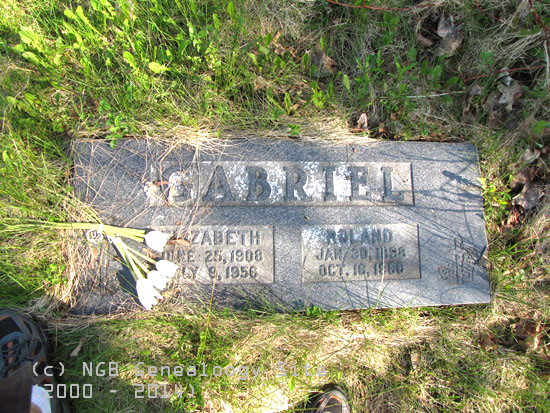 Roland and Elizabeth Gabriel