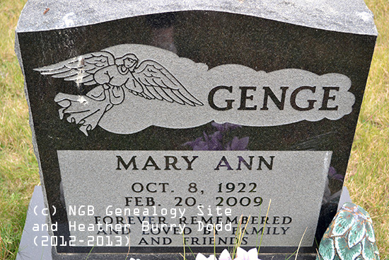 Mary Ann Genge