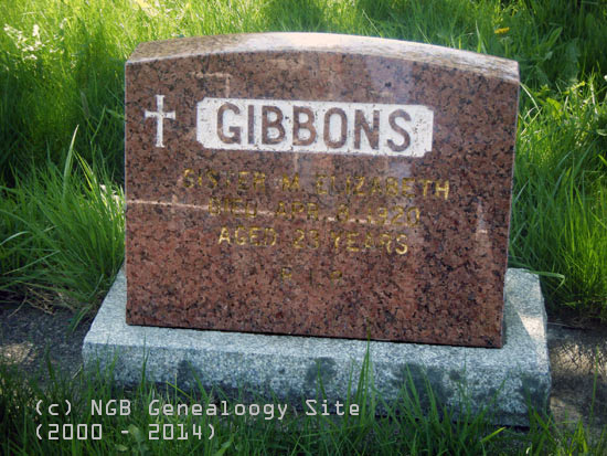 Sr. M. Elizabeth Gibbons