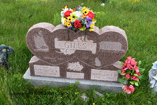 Capt Jesse K. & Margaret R. Giles