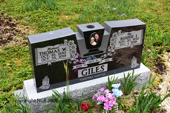 Thomas W. & Minnie L. Giles