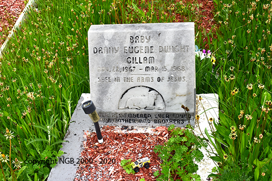 Baby Danny Eugene Dwight Gillam