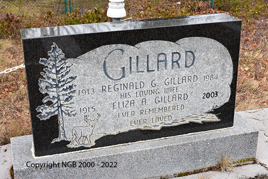 Reginald G. & Eliza A. Gillard