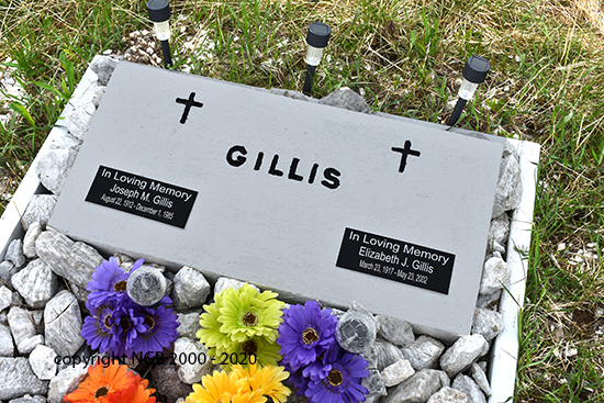 Joseph M. & Elizabeth J. Gillis