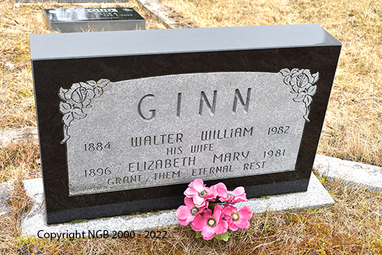 Walter William & Elizabeth Mary Ginn