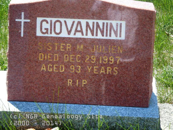 Sr. M. Julien Giovannini