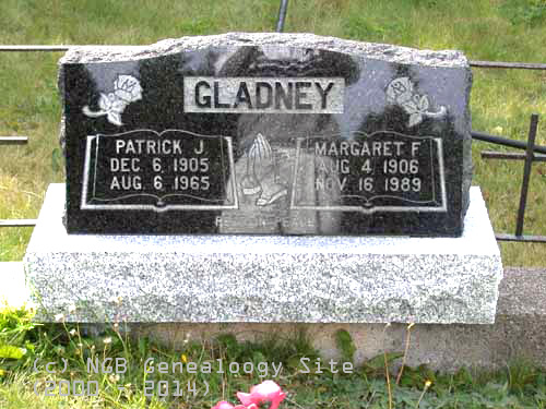 Patrick J. & Margaret F. GLADNEY