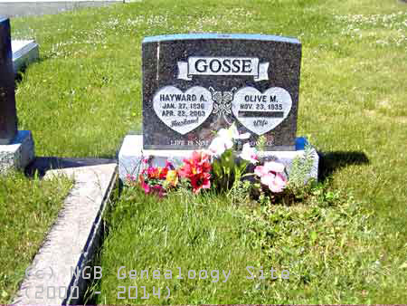 Hayward and Olive GOSSE