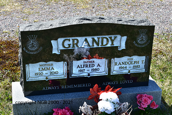 Alfred, Emma & Randolph Grandy