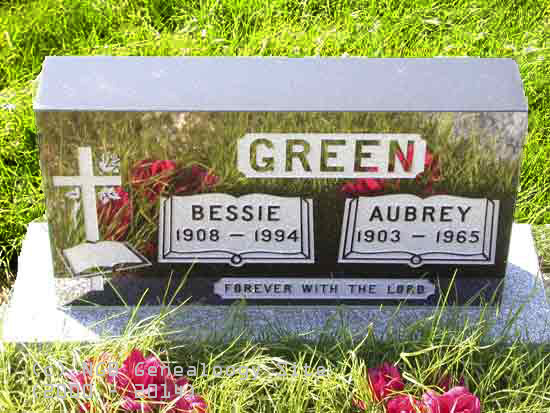 Bessie and Aubrey GREEN