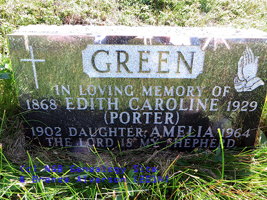Edith Caroline & Amelia Green