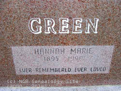 Hannah Marie Green