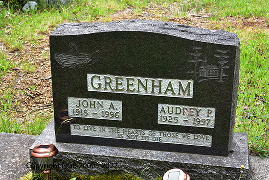 John A. & Audrey P. Greenham
