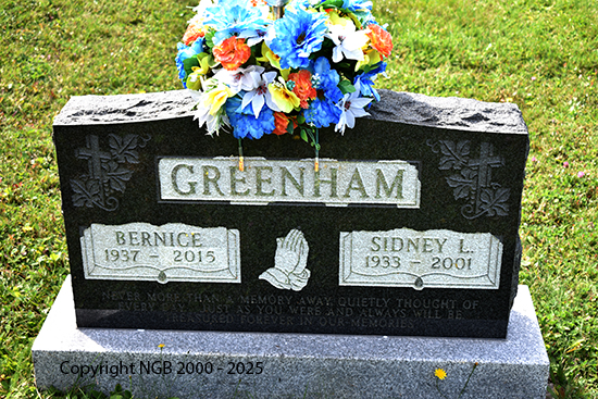 Sidney L. & Bernice Greenham