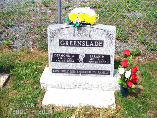 Desmond A. and Sarah M. Greenslade