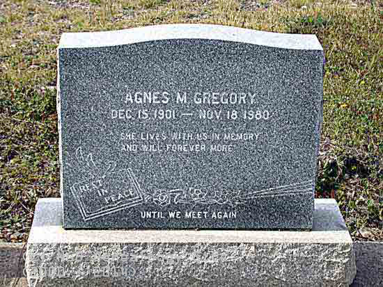 Agnes M. GREGORY