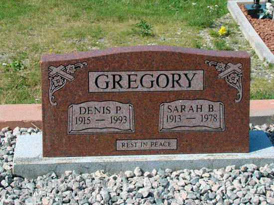 Denis and Sarah Gregoryh