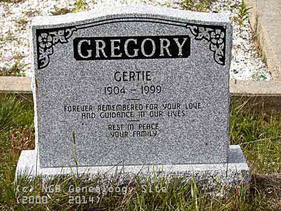 Gertie GREGORY