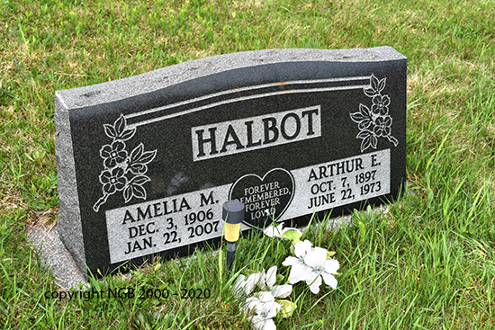 Amelia M. & Arthur E. Halbot