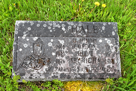 Gordon, Olive & Tryphenia Hale