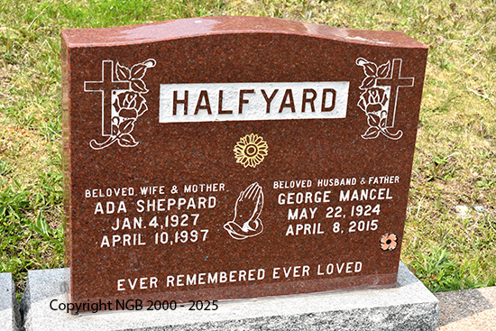 George Mancel Halfyard & Ada Sheppard Halfyard