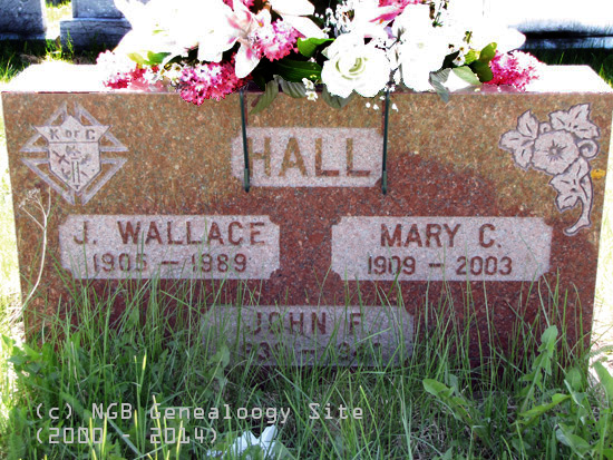 J Wallace, Mary and John Hall