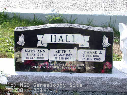 Mary Ann, Keith E. & Edward J. HALL