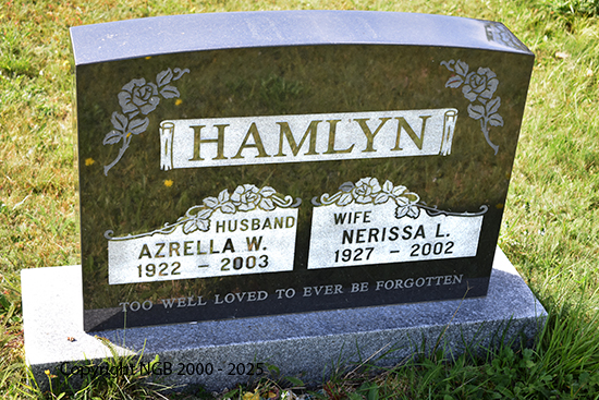 Azrella W. & Nerissa L. Hamlyn